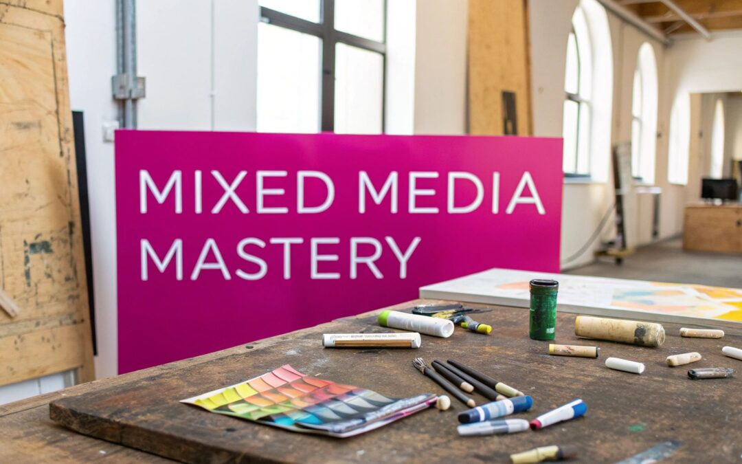 Artist Spotlight: Wiktoria Florek – Mixed Media Painter